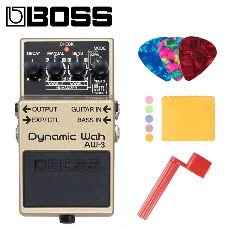 Boss AW-3 Dynamic Wah Pedal for Guitar or Bass with Tempo
