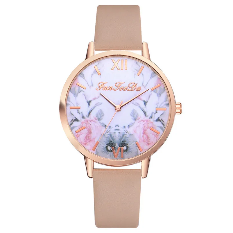 2018 Montre Femme Top Brand Luxury Women Watches leather band watch Analog Quartz Wrist Watch Clock relogio feminino J13#N (4)