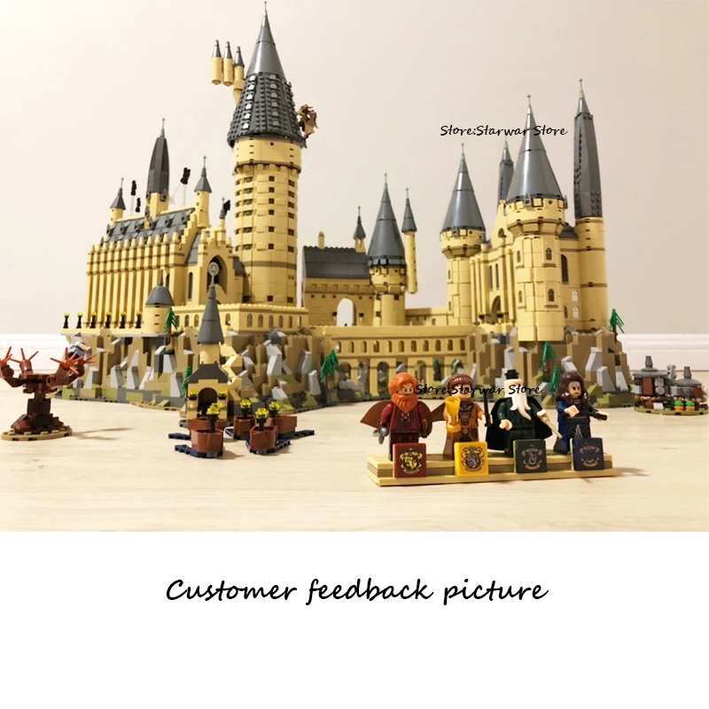 

HARRI POTTER 16060 16012 2025Pcs Magic Word Diagon Alley Set Educational Building Blocks Bricks Model Toys Gift 10217