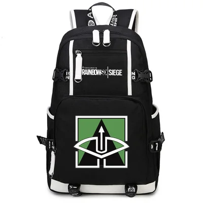 

anime rainbow six siege unisex backpack large capacity bag preppy style casual bag