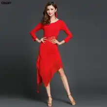 Элегантное женское платье для латинских танцев с бахромой, костюмы для танго и самбы