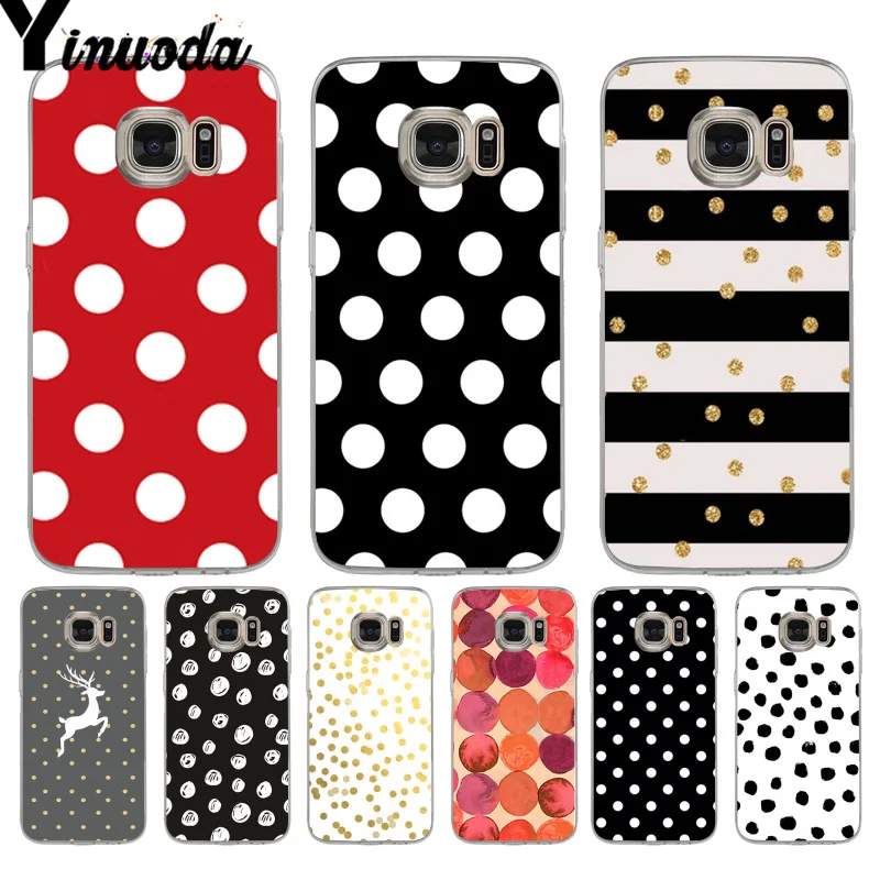 

Yinuoda Polka dots soft tpu phone case for samsung galaxy S9 S7 S6 edge plus S5 S9 S8 plus case