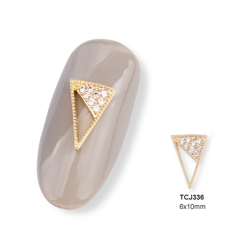 5 шт металлические стразы для маникюра алмазные цирконы украшения для ногтей Новое поступление звезда символ доллара 3d украшения для ногтей Корона TCJ334~ 348 - Цвет: TCJ336