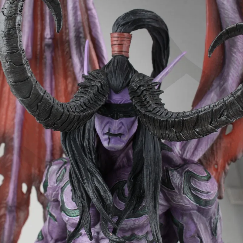 В наличии Статуэтка из комиксного клуба wow Illidan высота 60 см gk ПВХ со светодиодной