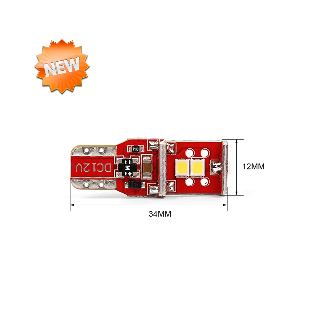 2 шт. Автомобильные светодиодные лампы SMD2835 T10 W5W 168 194 6000|door led|bulb lampbulb led |