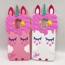 3D Einhorn Silikon Fall Für Xiao mi Red mi Hinweis 4X4 3 5A Prime 6 Pro Etui Xio mi mi A2 Lite Rot mi 5 Plus 6A S2 Pocophone F1 Abdeckung(China)