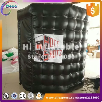 

beautiful durable black octagon inflatable photo booth enclosure