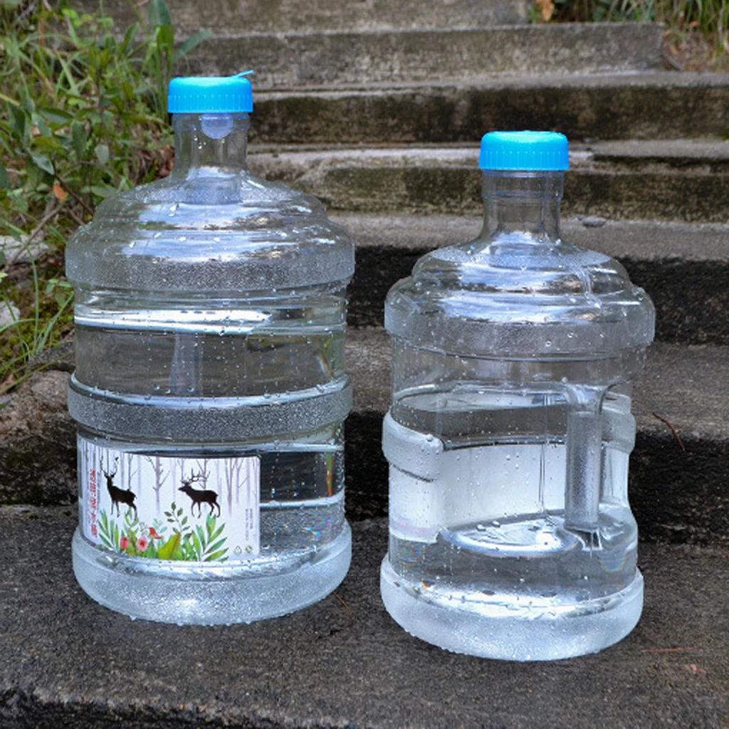 Portable Plastic Water Storage Container Bottle Carrier Jerry Can Bucket Food Grade PC Outdoor Sports Water Supplies Equipment