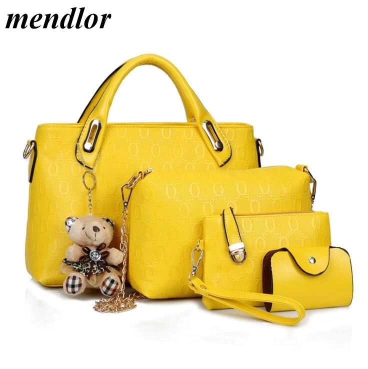 المرأة حقيبة أعلى-حقائب بيد الإناث العلامة التجارية الشهيرة 2019 النساء الفتيات حقيبة ساع يد 4 مجموعة بو الجلود مركب حقيبة المرأة حقيبة أعلى-حقائب بيد الإناث العلامة التجارية الشهيرة 2019 النساء الفتيات حقيبة ساع يد 4 مجموعة بو الجلود مركب حقيبة