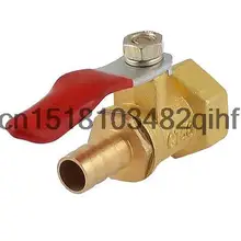 3/" NPT Внутренняя Резьба 8 мм Шланг Барб Ручкой Рычага Латунный Шаровой Клапан