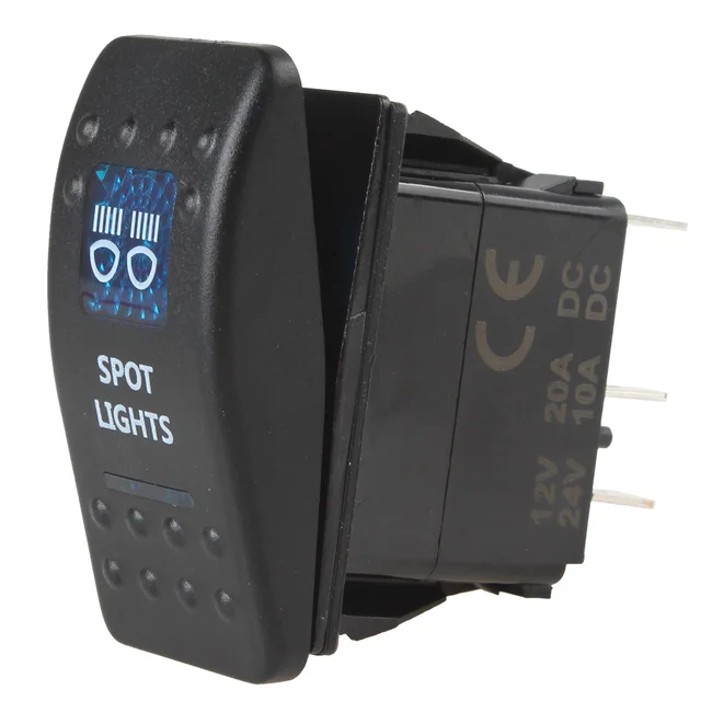 Best Offers Car Switch 12V 20A Waterproof Blue Toggle Switch LED Light Carling Style Reverse Rear Light Rocker Switch Best Offers Car Switch 12V 20A Waterproof Blue Toggle Switch LED Light Carling Style Reverse Rear Light Rocker Switch