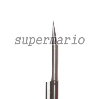 

5 x 6mm Carbide Extra-Long Engraving Bit vs Blade CNC Router Tool 30Deg 1.0mm (J6.3010Lx5)