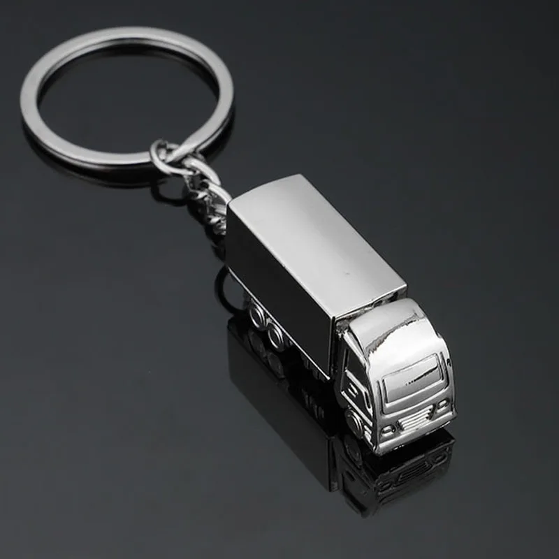 

Indusleaves Creative Gifts Truck Metal Keychain Advertising Car Waist Hanging Keyring Key Chain Pendant Accessories