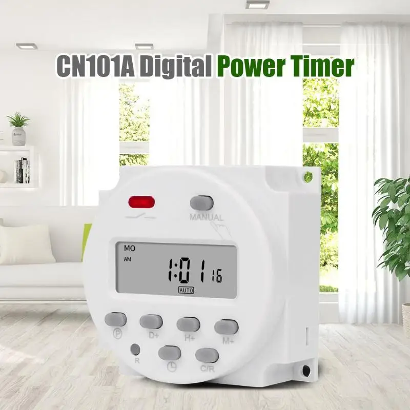 

CN101A Digital Power Timer 7 Day Programmable Time Switch Controller Relay