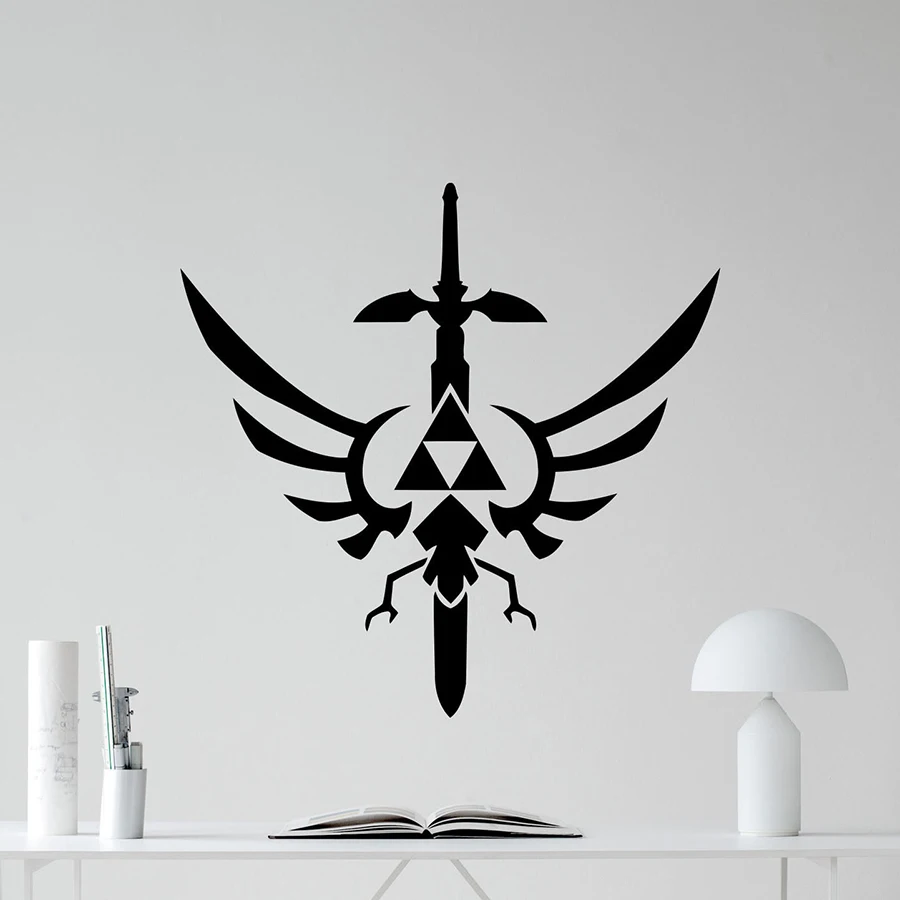Legend Of Zelda Wall Decal Triforce Symbol Vinyl Sticker Home Decor