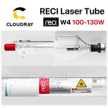 Cloudray Reci W4 100W CO2 Laser Tube Wooden Case Box Packing Length 1400 Dia. 80mm for CO2 Laser Engraving Cutting Machine S4 Z4