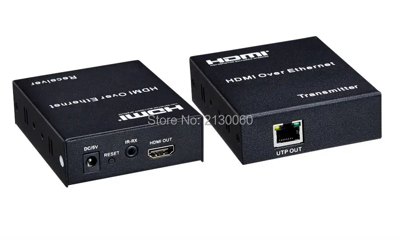 120 м HDMI IP Extender по одной CAT5E/6/7 Поддержка ИК, HDMI1.3 Протокола, с 2xpower адаптер, Инструкция, 1 пара х ИК-кабель