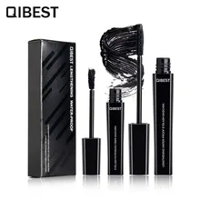 QIBEST Brand Makeup set 3D Fiber Mascara &Eyelash growth Thick Grafting Eyelashes Curl Waterproof Not blooming 2pcs/kit E18032 : image QIBEST Brand Makeup set 3D Fiber Mascara &Eyelash growth Thick Grafting Eyelashes Curl Waterproof Not blooming 2pcs/kit E18032