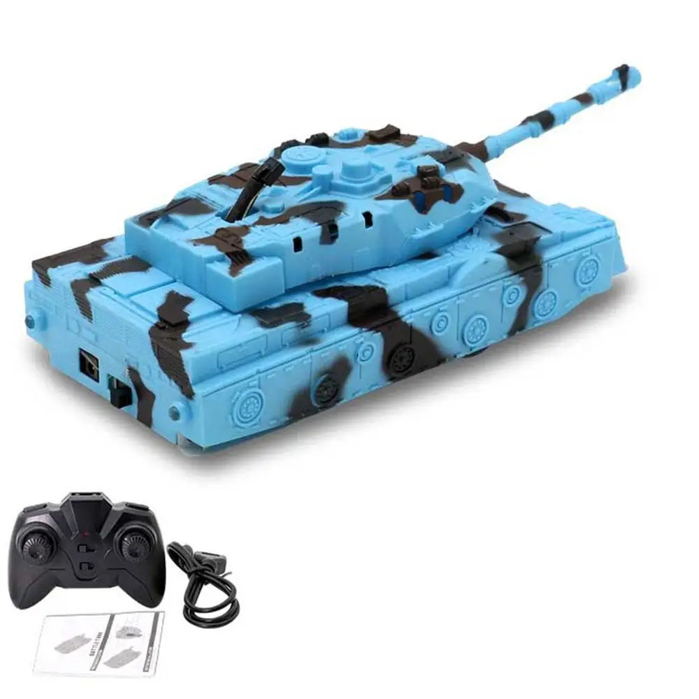 Yellow Crawler Tank RC Tank Remote Control Gadget Dirt Car Novelty Realistic