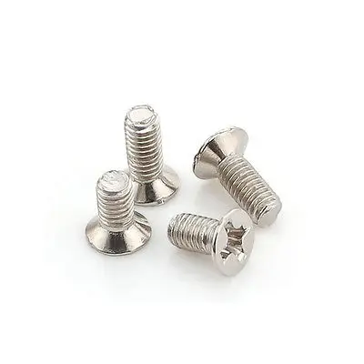 100 шт. углеродистая сталь M2.5 * 0 45*4 12 плоская головка машина Phillips Винты|phillips screws|screw