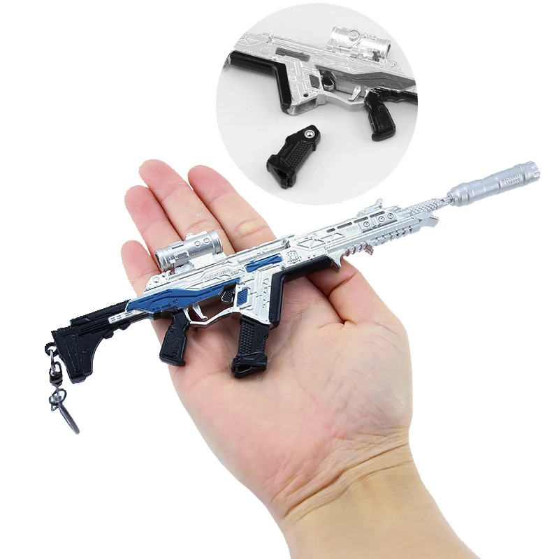 21 см APEX Legends игровые модели оружия игрушки для детей Подарки Battle Royale Сплав Оружие APEX Legends брелок карабины