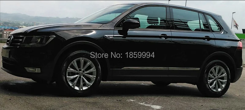 Для 2018 2019 2020 VW tiguan mk2 корпус автомобильной двери Боковой защитный Декор Задняя