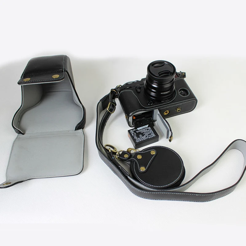 Чехол из натуральной кожи для камеры Fujifilm Fuji X-Pro2 Xpro II XPRO2 портативный чехол с отверстием батареи