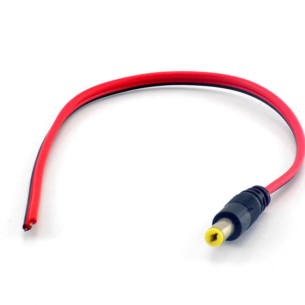 dc com conector de cabo adaptador de
