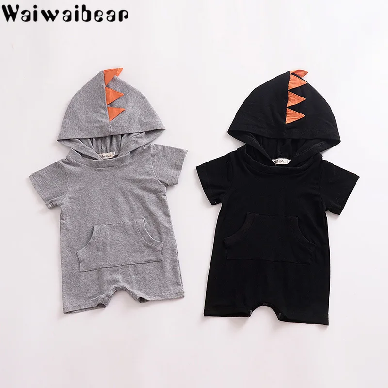 Waiwaibear/Комбинезоны для маленьких мальчиков летние комбинезоны с короткими