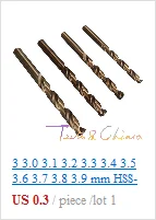 5 5,0 5,1 5,2 5,3 5,4 5,5 5,6 5,7 5,8 5,9 мм HSS-CO M35 кобальта Сталь цилиндрическим хвостовиком сверло биты для Нержавеющая сталь
