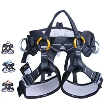 XINDA Camping Outdoor Hiking Rock Climbing Half Body Waist Support Safety Belt Climbing Tree Harness Aerial