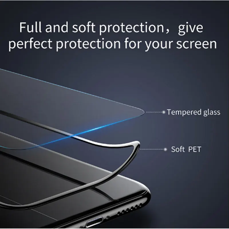Baseus 3D 0,23 мм протектор экрана закаленное стекло для iPhone X Мягкий край Полное покрытие Закаленное стекло Защитная пленка для iPhone 10