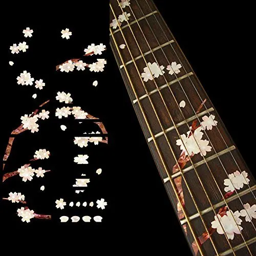 

Fretboard Markers Inlay Sticker Decals - Sakura Cherry Blossom for Guitar