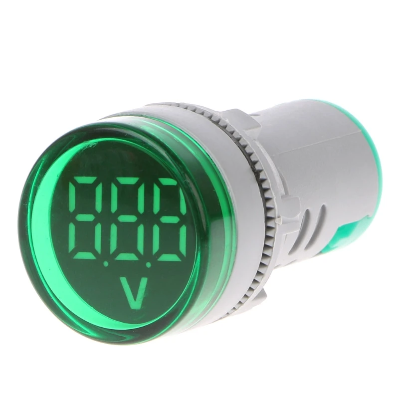 AC 60 500V 22mm Digital Voltmeter Voltage Gauge Monitor Indicator