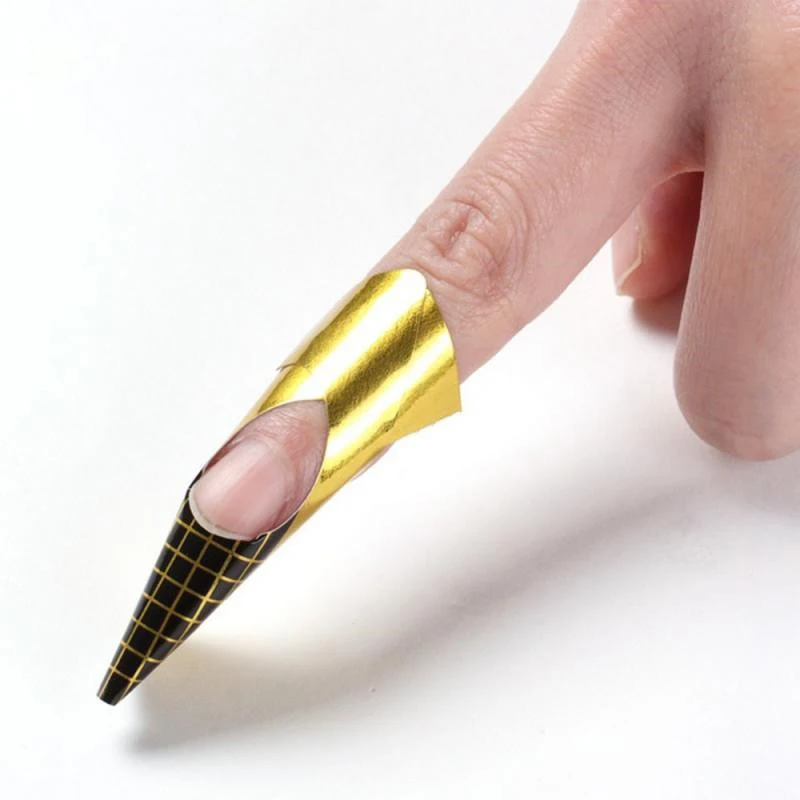 

2500Pcs Stickers Curl Formes For Nail Extensions Nail Art Acrylic Tips To Build Gel Nails Form Tips Extensions Hot