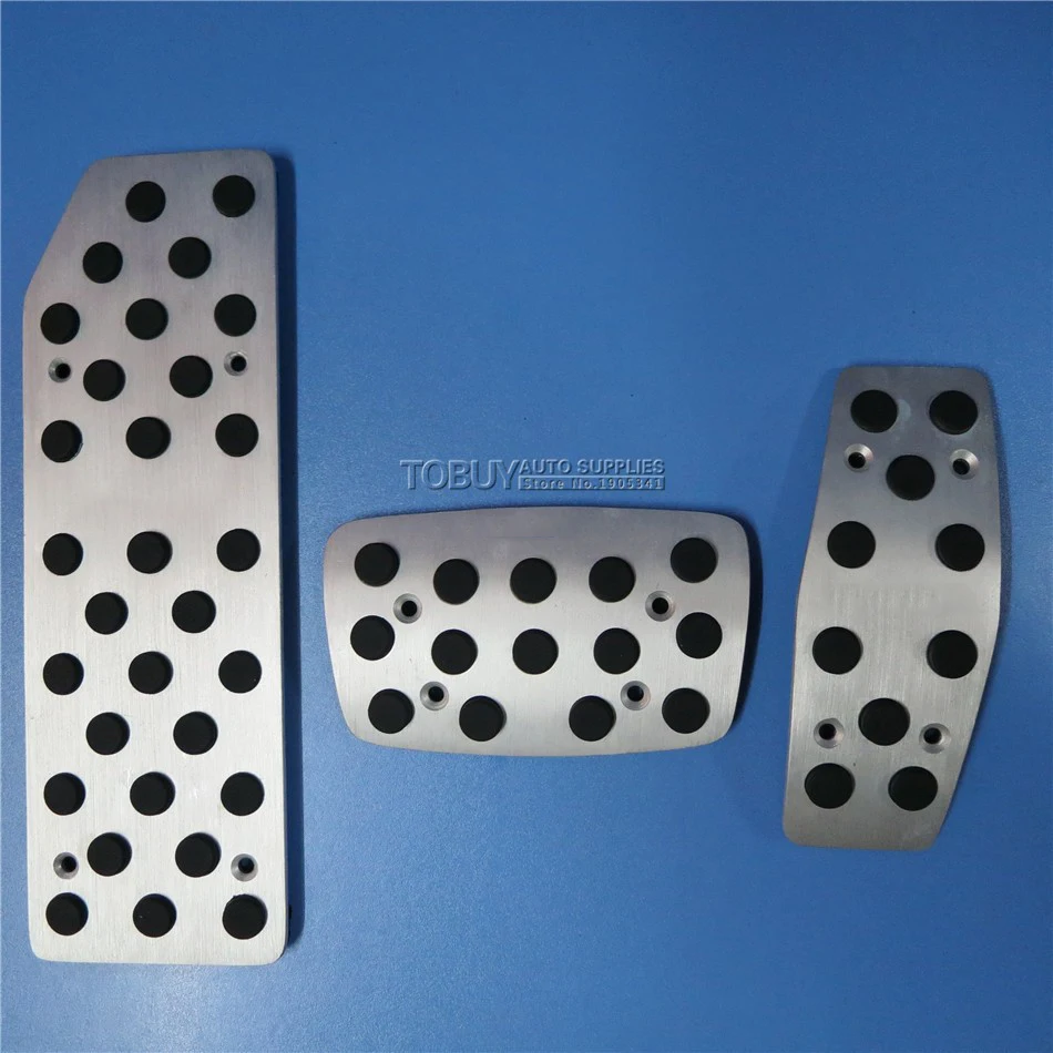 

TTCR-II Car Accessories Alumium non-slip Accelerator gas brake foot rest AT pedals pad for Chevrolet Malibu Automatic stickers