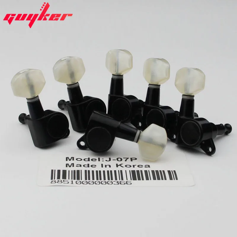Черная акриловая кнопка для настройки гитары 6R Peg Key Sta J07P|guitar tuning pegs|tuning pegsguitar |