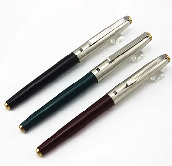 

1pc High Quality Fountain Pen Hooded Nib Extra Fine Financial Pens 0.38mm Nib Art Calligraphy Pens Business Gift