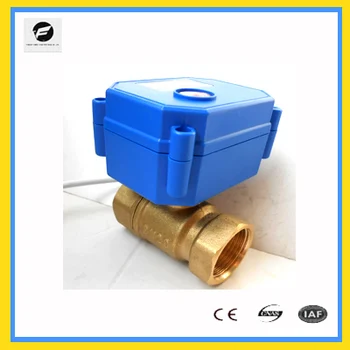 

CXW15N 2way Brass CR02 DN20 ,3/4 inch NPT thread end motor ball valve for automatic control flow equipment
