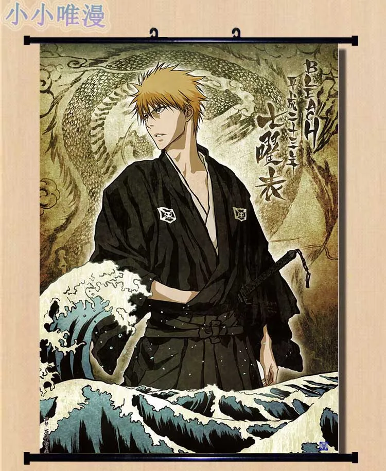 Декоративная картина из японского аниме отбеливаемые персонажи Kurosaki Ichigo Kuchiki