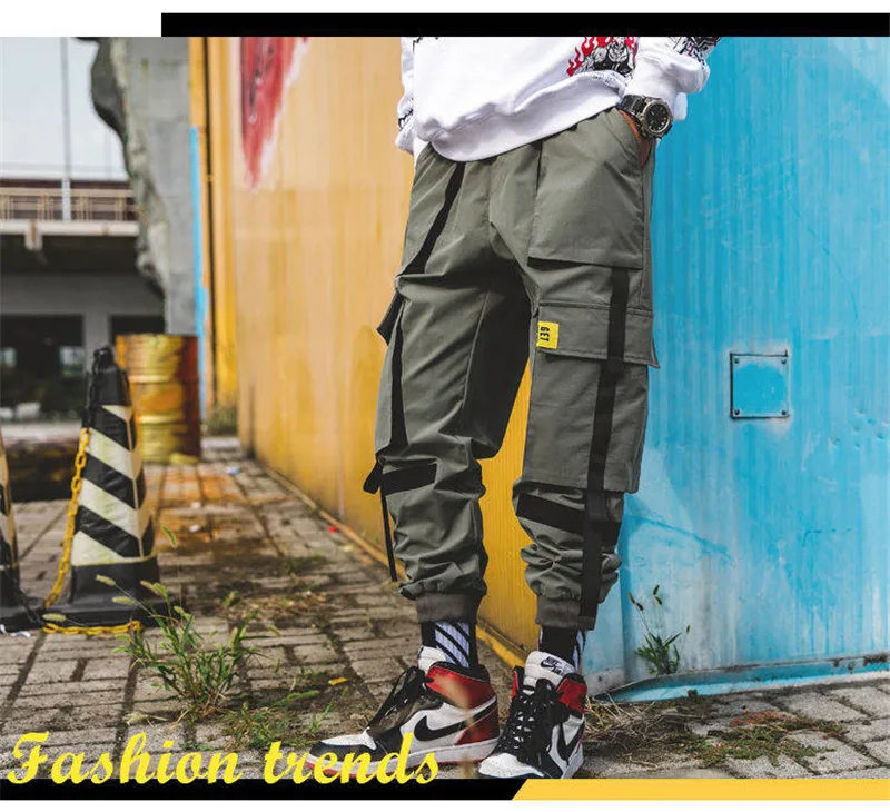 Мужские брюки карго в стиле хип-хоп,, Мужская Лоскутная Японская уличная одежда, штаны для бега, мужские дизайнерские шаровары, повседневные спортивные штаны Харадзюку