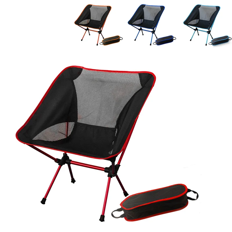 

Folding Portable Barbecue Camping Stool Fishing Chairs Super Light Outdoor Beach Beach Picnic Chair Breathable Backrest