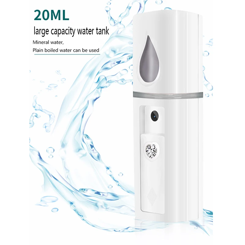 Portable Handheld Nanometer Facial Humidifier Mist Spray Beauty Cold Sprayer Hydrating Skin Care Tools |