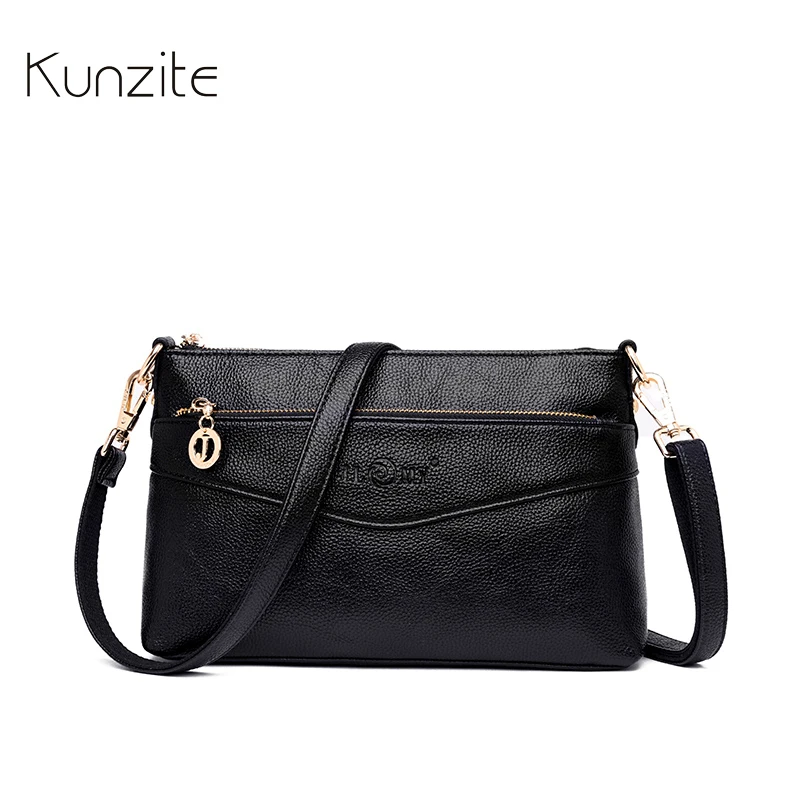 

Women Leather Messenger Bags Quality Daily Shoulder Ruck Bags Two Style Crossbody Clutch Bags for Ladies and Girls sac a main