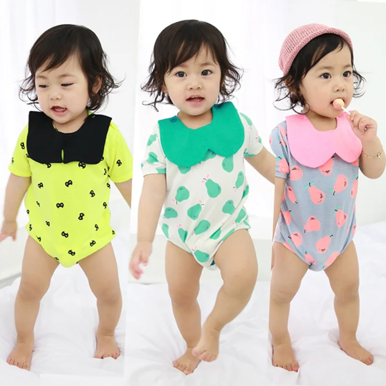 Fruits Baby Girls Bodysuits Newborn girls Pajamas Outfits BB Girls