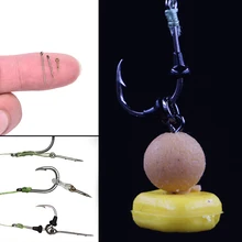 10 шт. рыболовный крючок-приманка из высокоуглеродистой стали, прямой рыболовный крючок для вставки карпа, кукурузы