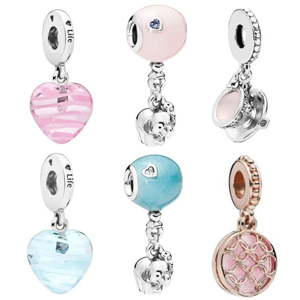 

Vintage Punk Rocket Minnie Elephant Mouse Beads Charms Fit Pandora Bracelets & Bangles for Women New Fashion DIY