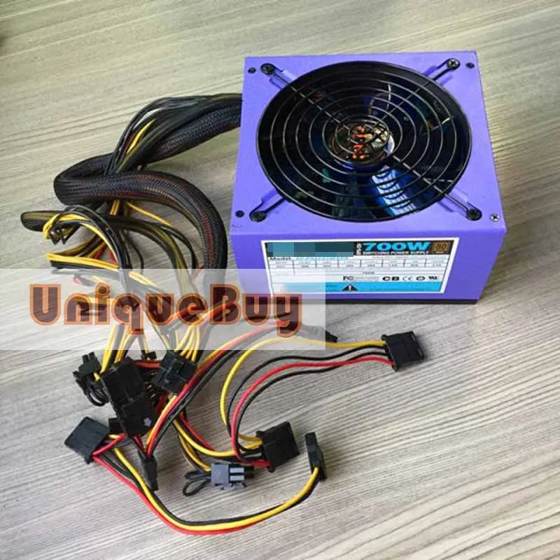 #^Special Price For ATHENA 700W With dual 6P 8pin Graphics Interface PFC Full Voltage Power 20+4p*1 cpu 4+4p*1 graphics card 6+2p*2 SATA*3 IDE*5