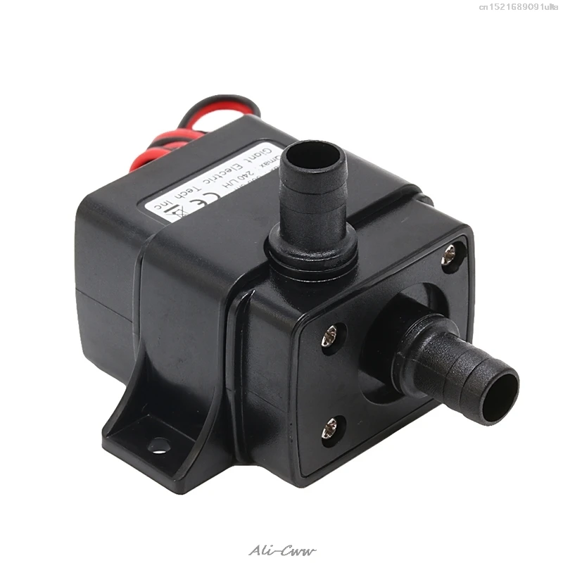 Новинка 2018 Погружной водяной мини насос DC12V 3m 240L/H с бесщеточным двигателем лучшее