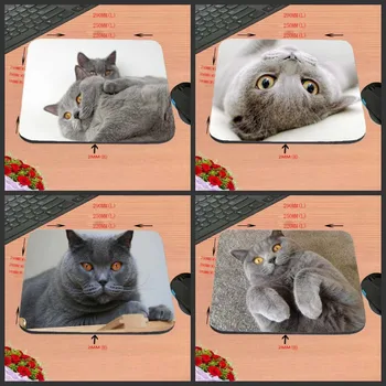 

British Cat New Small New Square Customized Support Rubber Gaming Computer Notebook Non-Slip Mousepad 18*22/25*20/29*25*2cm